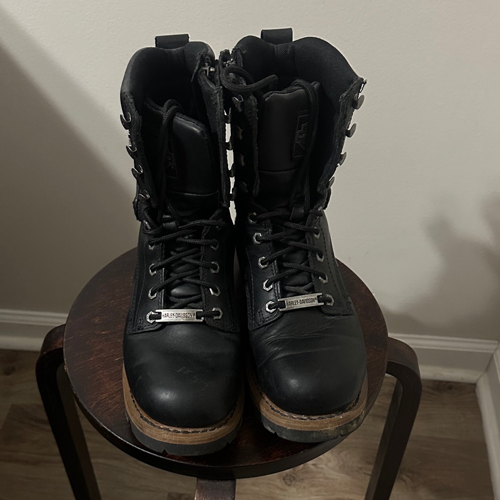 Harley-Davidson Black Leather Boots